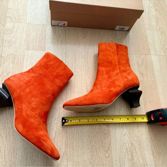 Charlotte Stone “Stickley” Suede Ankle Boots, Size 8 (New in box) - Picture 4 of 6